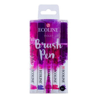 Aquarellstifte Ecoline Brush Pen Violet | 5er Set | ARTMIE