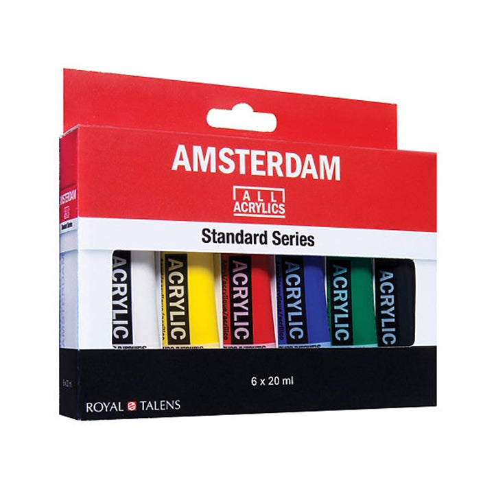 Satz Acrylfarben AMSTERDAM Standard Serie 6 x 20 ml | ARTMIE