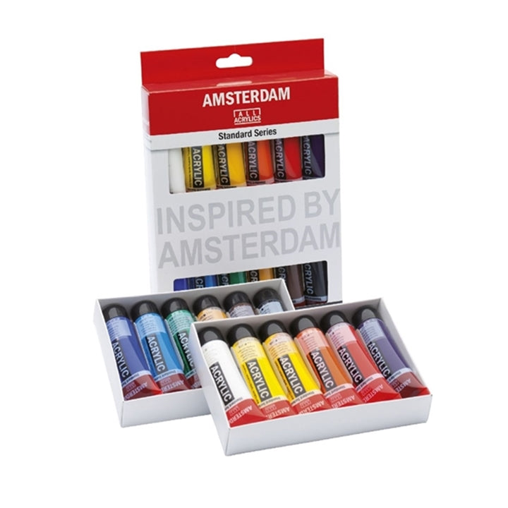 Satz Acrylfarben AMSTERDAM Standard Serie 12 x 20 ml | ARTMIE