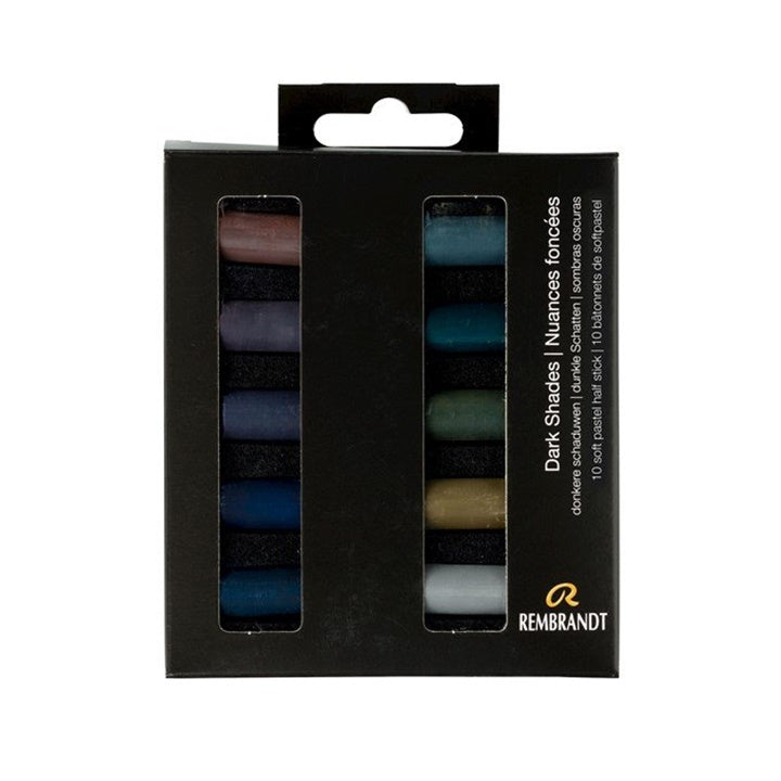 Rembrandt Softpastelle 10er Set – dunkel Shades