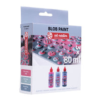 Kreativ-Set Art Creation Blob Paint rosa 3 x 80 ml – Detailansicht 2 | ARTMIE
