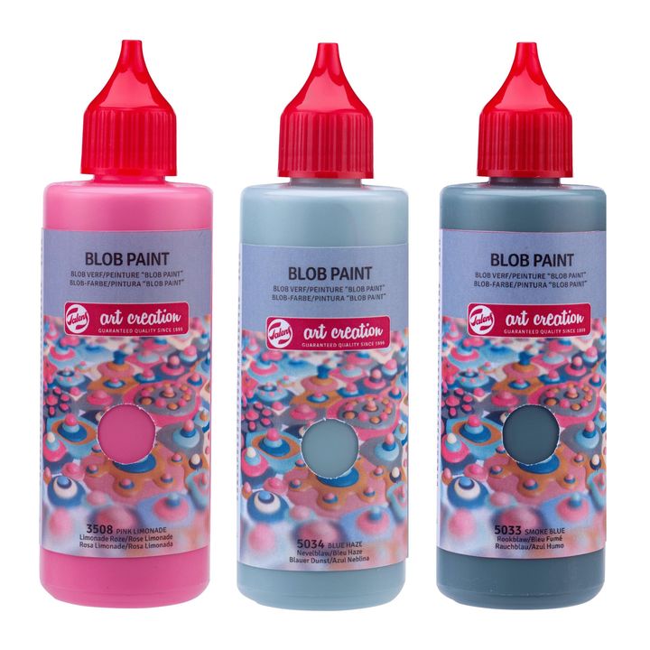Kreativ-Set Art Creation Blob Paint rosa 3 x 80 ml – Detailansicht 3 | ARTMIE