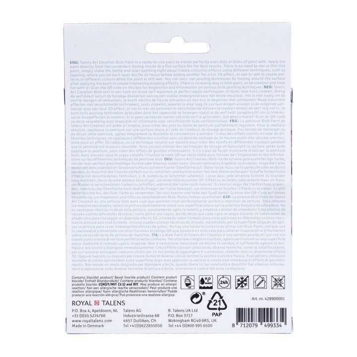 Kreativ-Set Art Creation Blob Paint rosa 3 x 80 ml – Detailansicht 5 | ARTMIE