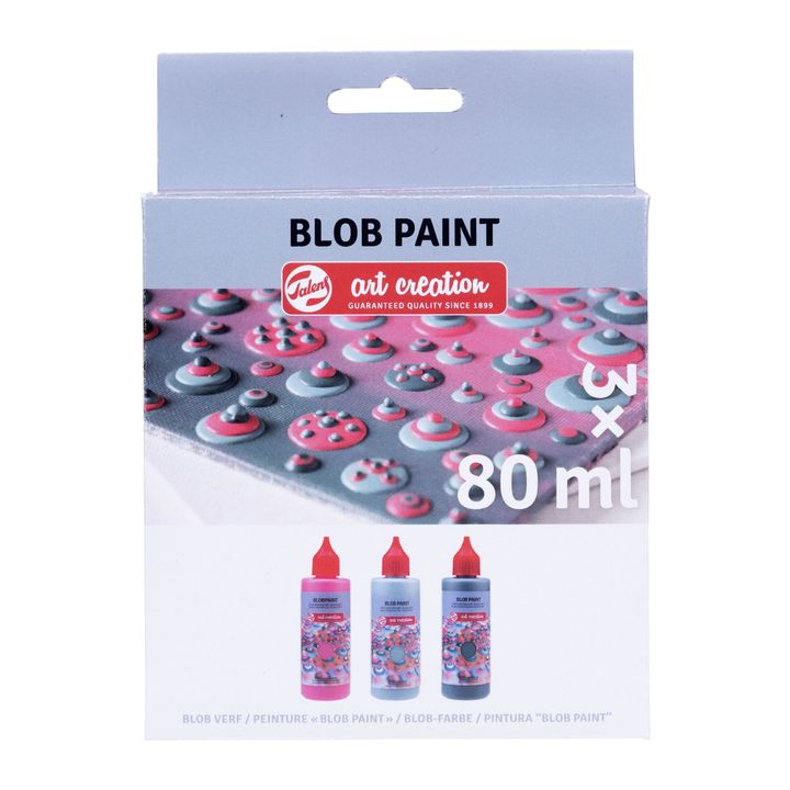 Kreativ-Set Art Creation Blob Paint rosa 3 x 80 ml | ARTMIE