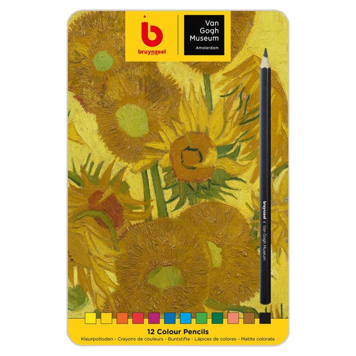 Bruynzeel Van Gogh Museum - Sonnenblumen in Dose 12 Stück | ARTMIE