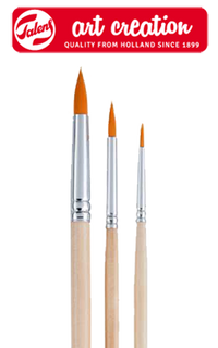 ArtCreation Pinsel mit synthetischen Borsten - 3er Set | ARTMIE