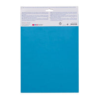 Linoleum blau weich 23 x 30 cm – Detailansicht 3 | ARTMIE