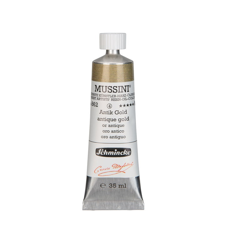 Schmincke MUSSINI Ölfarben 35 ml – 862 antik Gold
