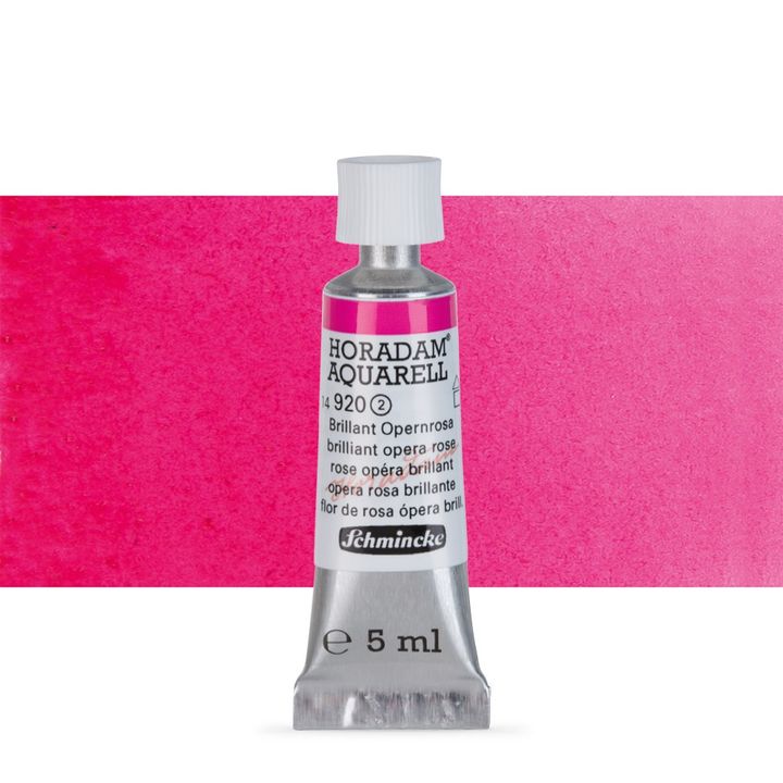 Schmincke HORADAM Aquarellfarben in der 5 ml Tube – 920 brilliant opera rose