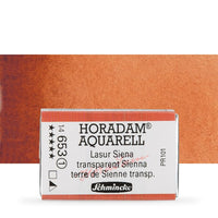 Schmincke Horadam Aquarellfarben im ganzen Näpfchen – 653 transparent Sienna