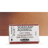Schmincke Horadam Aquarellfarben im ganzen Näpfchen – 671 transparent umbra