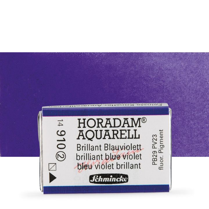 Schmincke Horadam Aquarellfarben im ganzen Näpfchen – 910 Brillant Violettblau