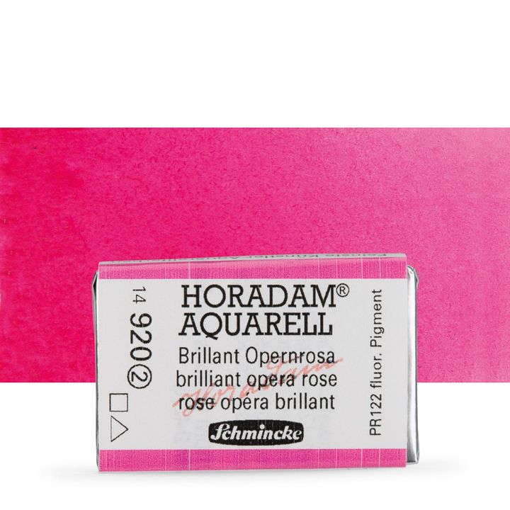 Schmincke Horadam Aquarellfarben im ganzen Näpfchen – 920 brilliant opera rose
