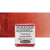 Schmincke Horadam Aquarellfarben im halben Näpfchen – 670 madder brown