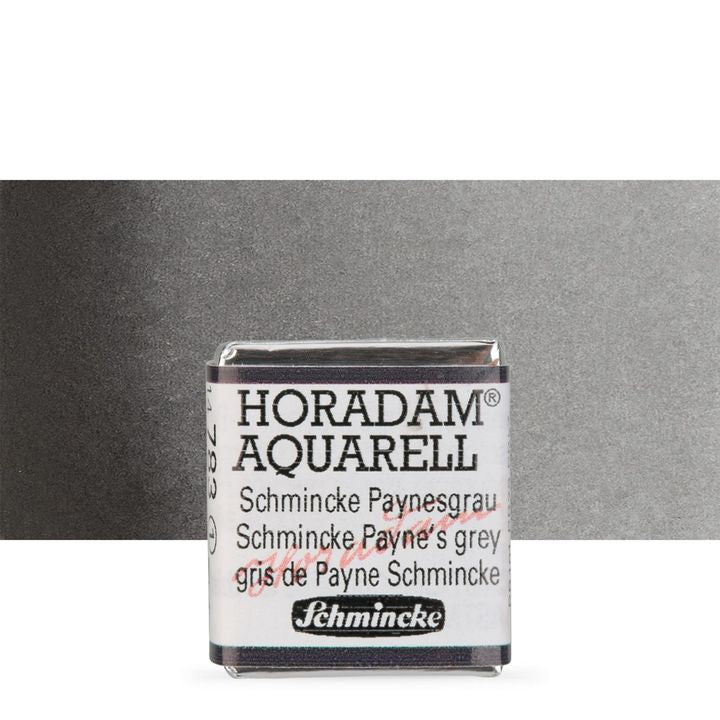Schmincke Horadam Aquarellfarben im halben Näpfchen – 783 Schmincke Paynes grey