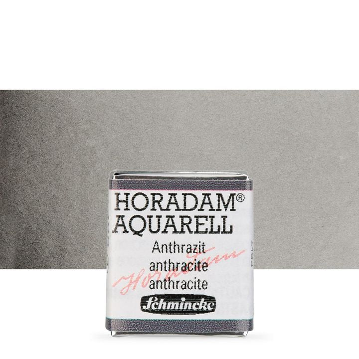 Schmincke Horadam Aquarellfarben im halben Näpfchen – 786 Anthrazit