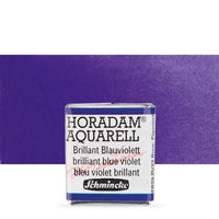 Schmincke Horadam Aquarellfarben im halben Näpfchen – 910 brilliant blue violet