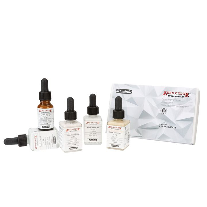 Schmincke Aero Color Weiß Set – Detailansicht 2 | ARTMIE