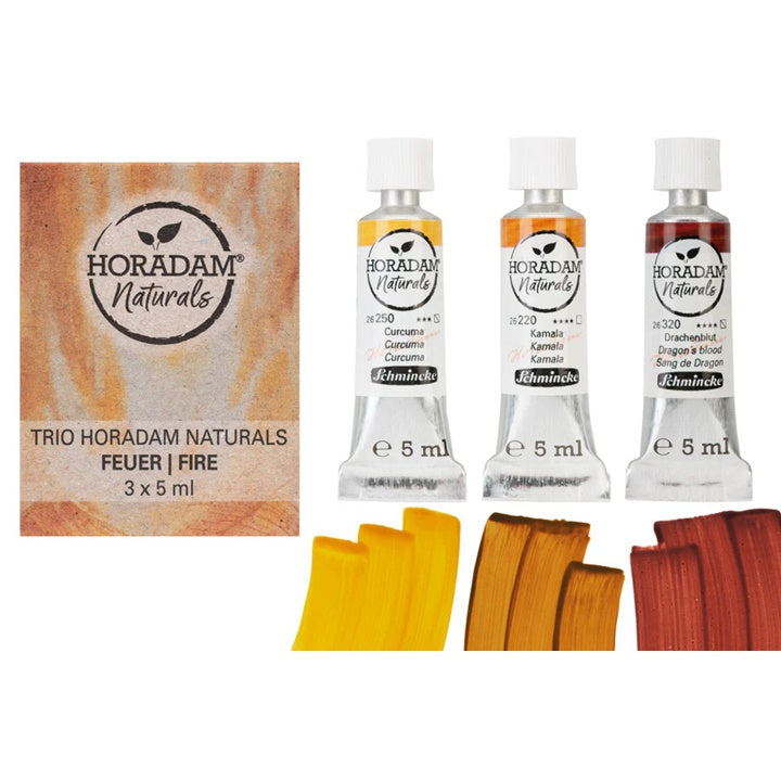 Trio Fire HORADAM Naturals Aquarell-Set – Detailansicht 2 | ARTMIE