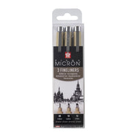 Satz technischer Stifte SAKURA PIGMA MICRON Satz BROAD 3 Stück | ARTMIE