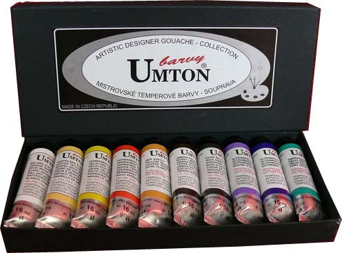 Tempera Satz Umton T-90 10x16ml | ARTMIE