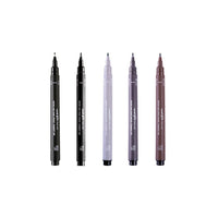 Satz UNI PIN Marker fineliner Flow and Flourish 5 Stück – Detailansicht 2 | ARTMIE