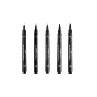 Satz UNI PIN Marker fineliner Love Lettering 5 Stück – Detailansicht 2 | ARTMIE