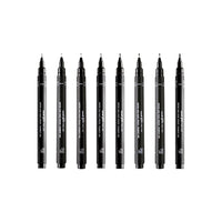 Set UNI PIN fineliner marker Draw and Sketch 8 Stück – Detailansicht 2 | ARTMIE