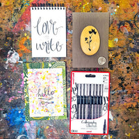 Set UNI PIN fineliner Kalligraphie-Marker 8 Stück – Detailansicht 6 | ARTMIE