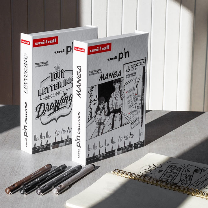UNI PIN Manga Starter Case Geschenkset – Detailansicht 3 | ARTMIE