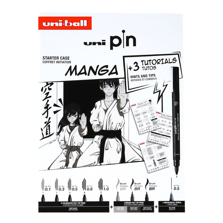 UNI PIN Manga Starter Case Geschenkset | ARTMIE