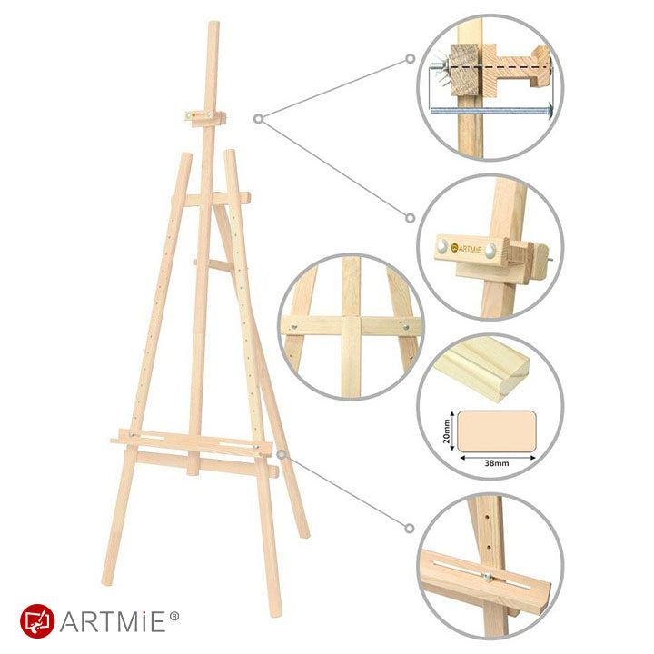 ARTMIE Lira Atelier-Staffelei – Detailansicht 2 | ARTMIE