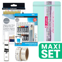 Art Journal Malset 21 x 14,8 cm - Aquarell - Frische Minze | ARTMIE