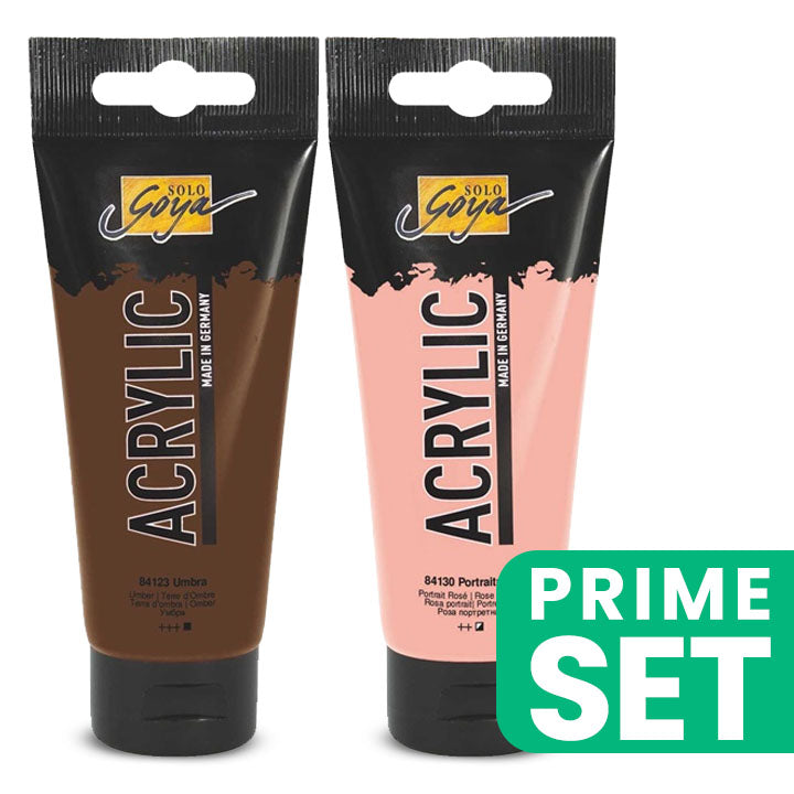 Solo Goya Acrylfarben-Set 2x100 ml- Hautfarbe Duo | ARTMIE