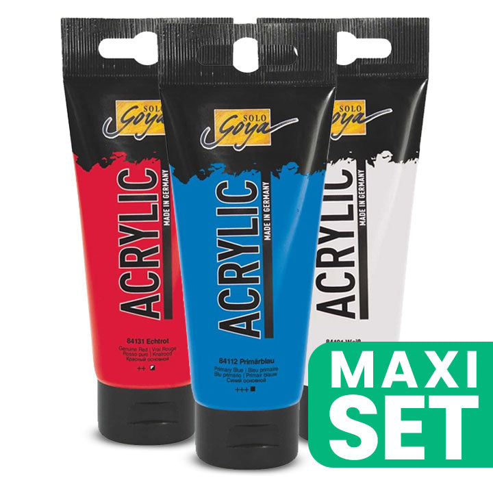 Solo Goya Acrylfarben-Set 3x100 ml - Nautische Farbtöne | ARTMIE