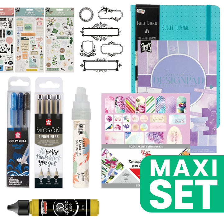 Bullet Journal Schreibset - Kühle Töne | ARTMIE