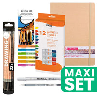 Daily Art Journal Malset 21 x 29,7 cm - Gouache | ARTMIE