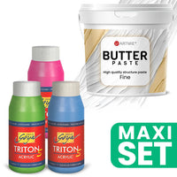 ARTMIE Butter 3D-Paste und TRITON S Acrylfarben-Set | ARTMIE