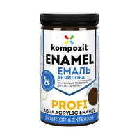 Acryl-Emaillelack KOMPOZIT PROFI Gloss 0,3 l – Braun