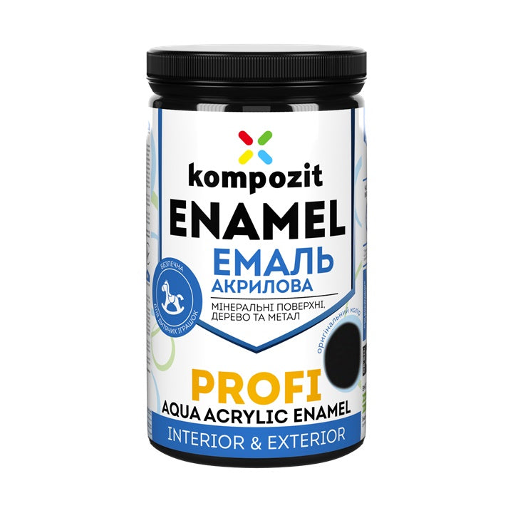 Acryl-Emaillelack KOMPOZIT PROFI Gloss 0,3 l | verschiedene Farbtöne — Bild 2