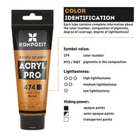 ACRYL PRO ART Kompozit Metallic-Acrylfarbe 75 ml | verschiedene Farbtöne — Bild 18