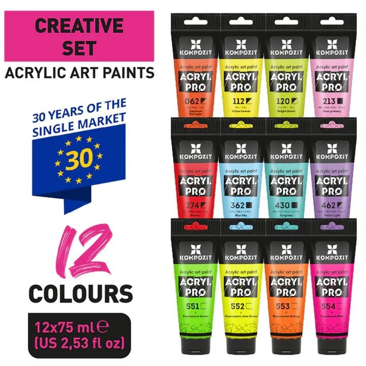 ACRYL PRO CREATIVE Acrylfarben-Set — Bild 3