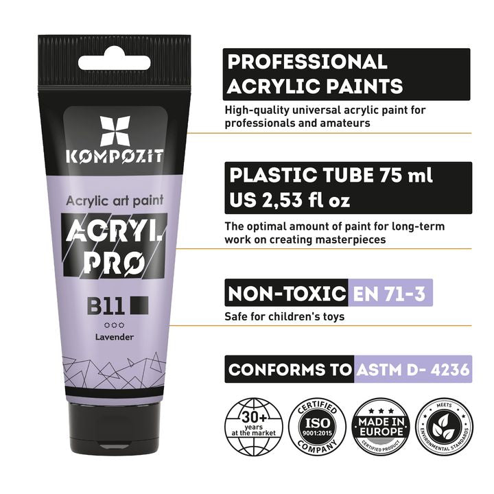 ACRYL PRO Komposit-Pastell-Acrylfarben-Set — Bild 11