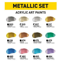 ACRYL PRO METALLIC-Acrylfarben-Set — Bild 2