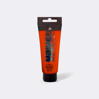 Acrylfarbe MAIMERI Acrilico 200 ml – verschiedene Farbtöne – Brillantorange