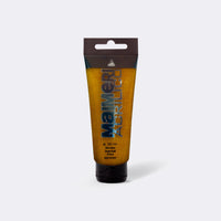 Acrylfarbe MAIMERI Acrilico 200 ml – verschiedene Farbtöne – Dunkelgold