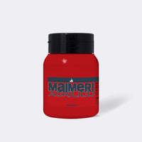 Acrylfarbe MAIMERI Acrilico 500 ml – Karminrot Dunkel