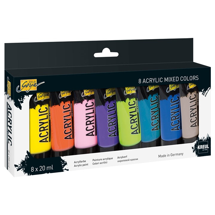 Acrylfarben Kreul Solo Goya / gemischtes Set 8 x 20 ml — Bild 1