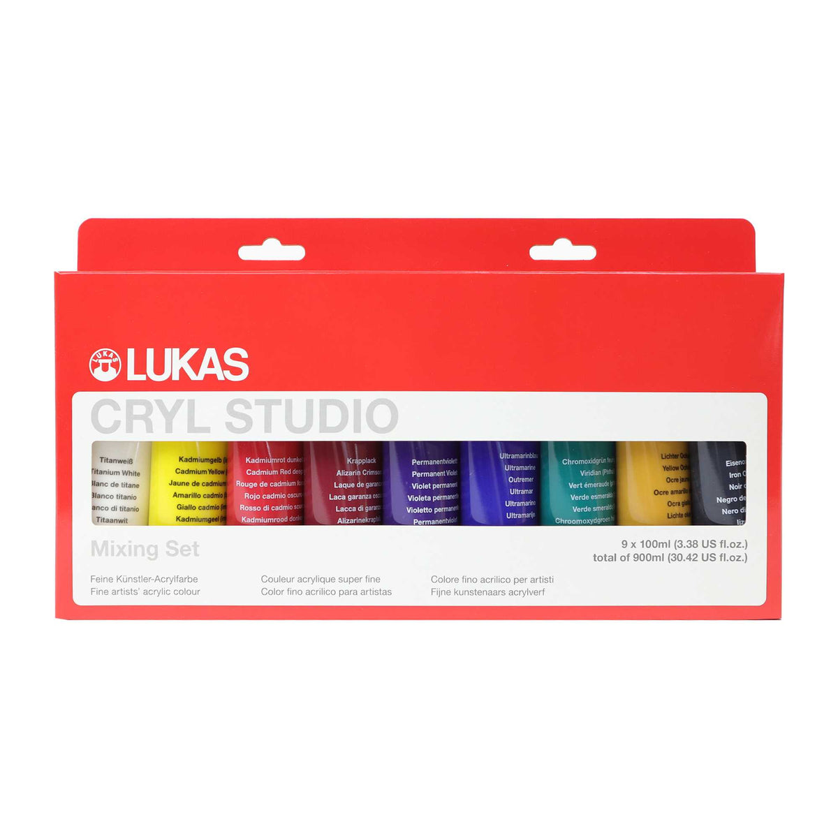 Acrylfarben-Set LUKAS Cryl Studio 9 x 100 ml – 1