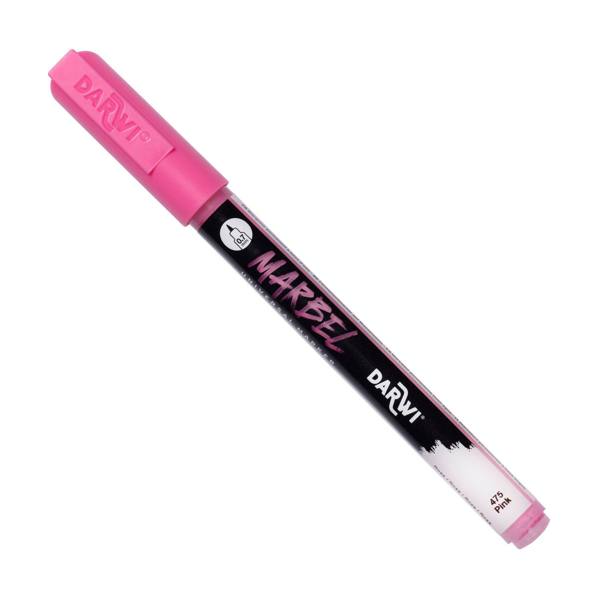 Acrylmarker DARWI Marbel 0,7 mm – Rosa